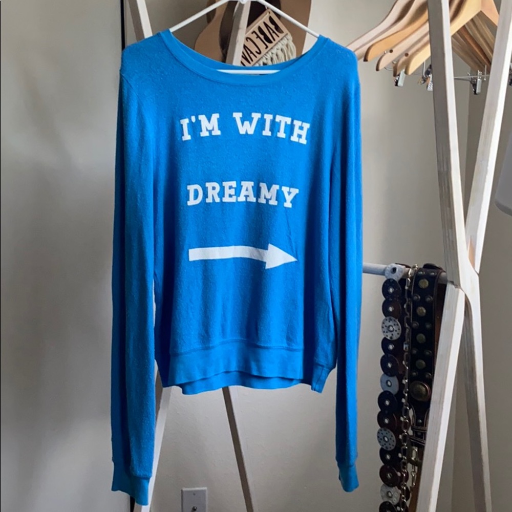 Wildfox Blue Sweater